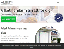 Tablet Screenshot of alertalarm.se